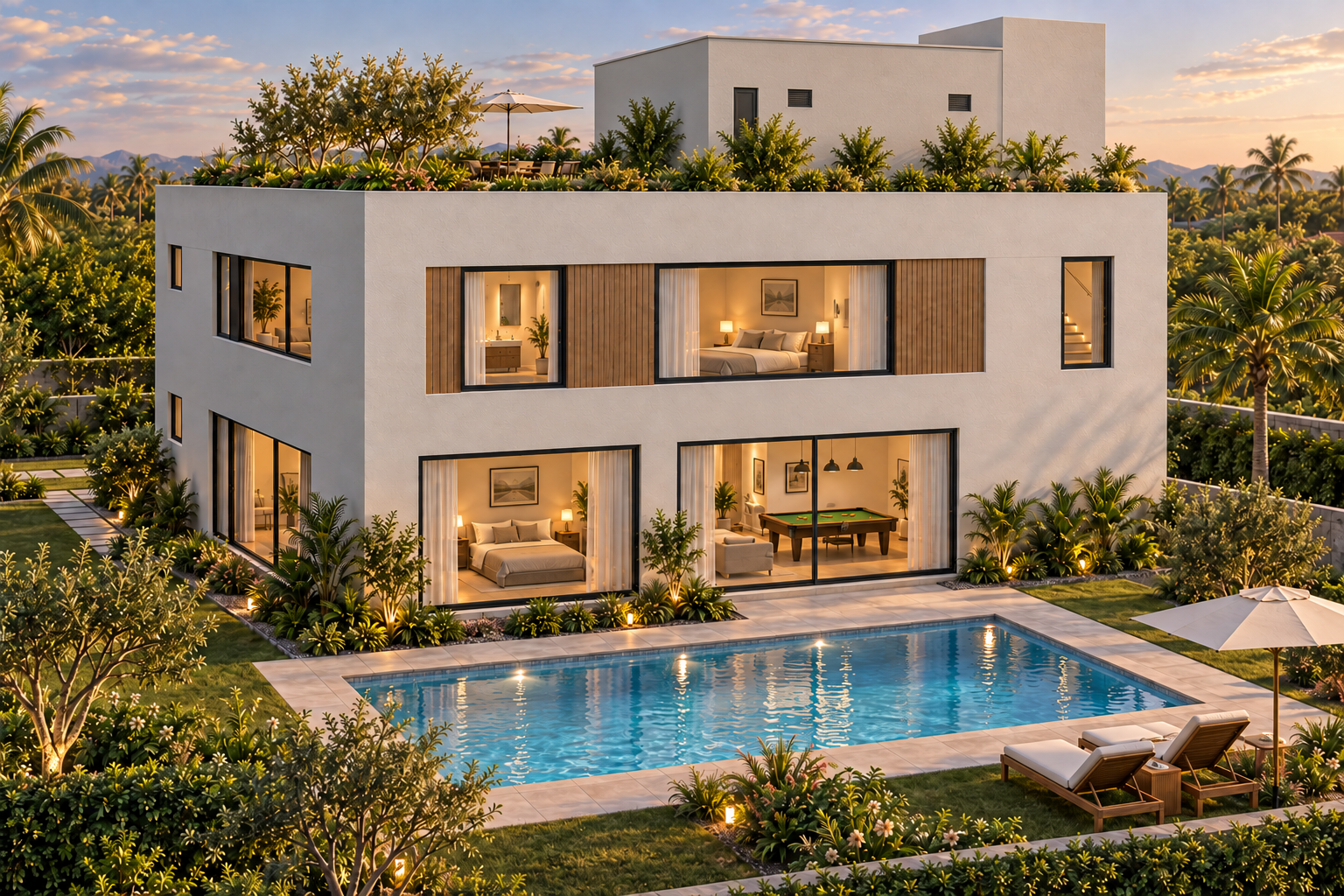 Villa Construction with Modern Building Systems